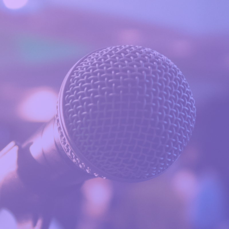Image of a microphone , symbolizing our company's presence at ONE Conference – Amplifying Our Voice and Insights.